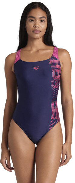 Arena S Control Pro Back Graphic - costume intero - donna Blue/Pink 38