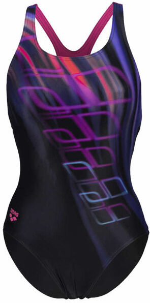 Arena W Shading Swim Pro Back - costume intero - donna Black/Pink 36 FR