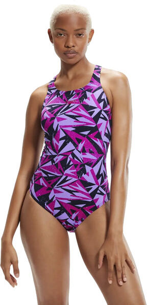 Speedo Hyper Boom Allover - costume intero - donna Purple 32 UK