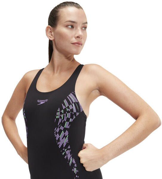 Speedo Placement Muscleback - costume intero - donna Dark Blue/Purple 38