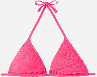 Calzedonia Triangolo con Imbottitura Estraibile Costume Crinkle Waves Donna Rosa 4