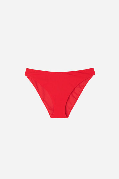 Calzedonia Slip Costume Classic Piquet Donna Rosso S