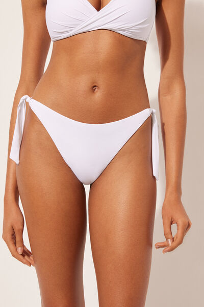 Calzedonia Slip Fiocchi Costume Indonesia Donna Bianco S