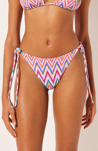 Calzedonia Slip Lacci Costume Multicolor Chevron Donna Multicolore S