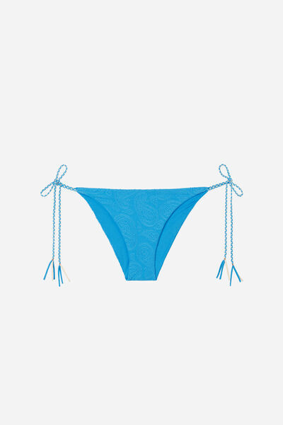 Calzedonia Slip Lacci Costume 3D Cachemire Twist Donna Blu S