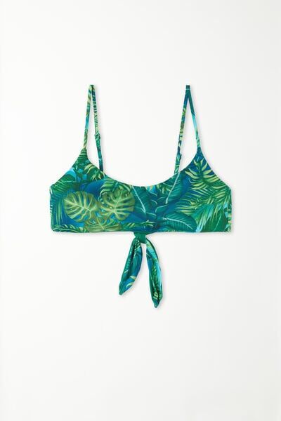 Tezenis Bikini Brassiere Imbottitura Estraibile Emerald Jungle Donna Verde Tamaño S