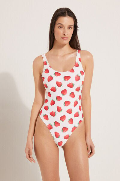 Tezenis Costume Intero Pretty Strawberry Donna Stampa Tamaño S