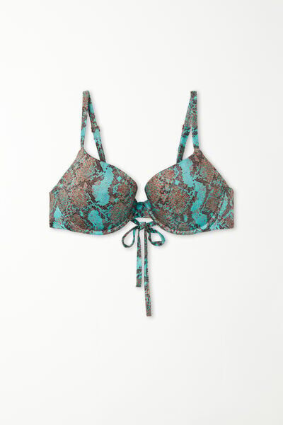 Tezenis Bikini Push-Up Imbottito Exotic Animalier Donna Tamaño 4