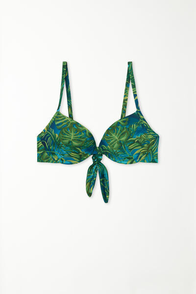 Tezenis Bikini Push-Up Emerald Jungle Donna Verde Tamaño 4