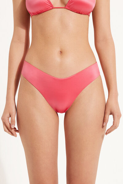 Tezenis Bikini Brasiliano Sgambato Stondato Shiny Rosa Estate Donna Rosa Tamaño S