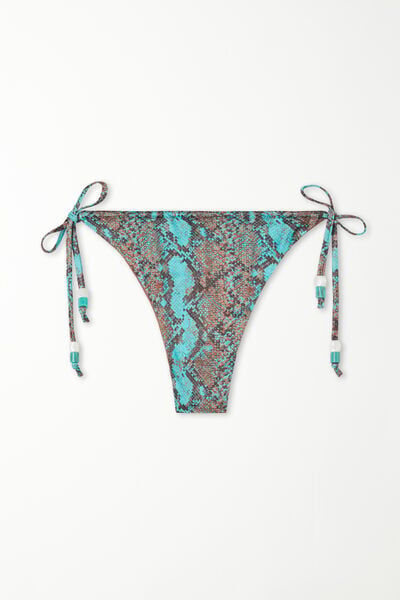 Tezenis Bikini Brasiliano Laccetti Exotic Animalier Donna Tamaño L