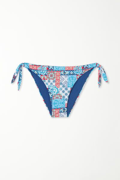 Tezenis Bikini Slip Laccetti Portofino Donna Multicolore Tamaño M