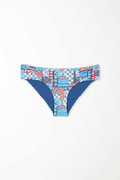 Tezenis Bikini Slip Alto Arriccio Portofino Donna Multicolore Tamaño S