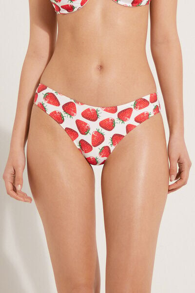 Tezenis Bikini Slip Classico Pretty Strawberry Donna Stampa Tamaño XL