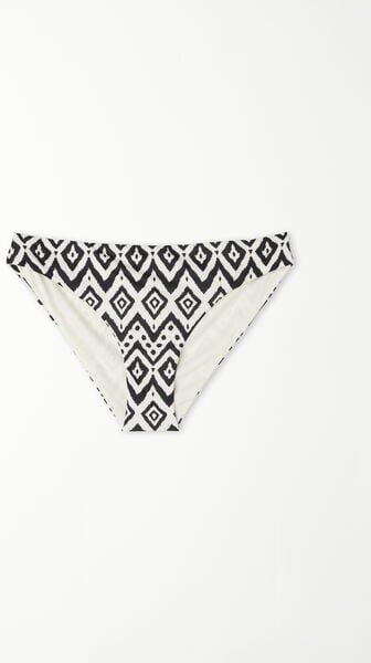 Tezenis Bikini Slip Classico Tribal Safari Donna Nero Tamaño S