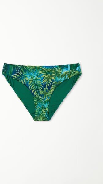 Tezenis Bikini Slip Classico Emerald Jungle Donna Verde Tamaño XL