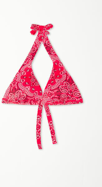 Tezenis Bikini Triangolo Leggermente Imbottito Bandana Rossa Family Donna Rosso Tamaño 4