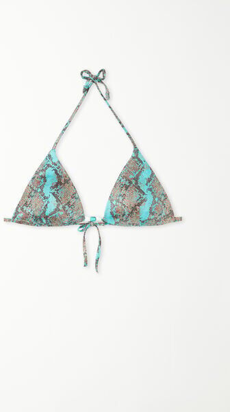 Tezenis Bikini Triangolo Leggermente Imbottito Exotic Animalier Donna Tamaño 4