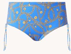 PrimaDonna Olbia high waisted hipster bikinislip met print - Blauw