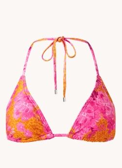 Ted Baker Triangel bikinitop met uitneembare vulling - Roze