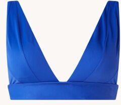 Hunkemöller Luxe voorgevormde bikinitop - Blauw