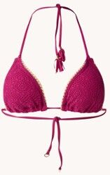 Banana Moon Gleo triangel bikinitop met uitneembare vulling - Aubergine