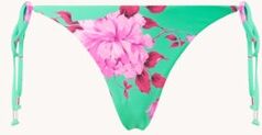 Seafolly Full Bloom brazilian bikinislip met bloemenprint - Petrol