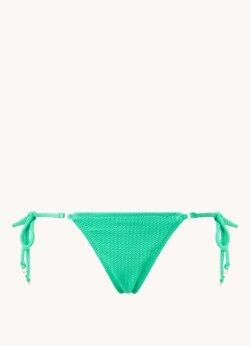 Seafolly Brazilian bikinislip met structuur - Groen