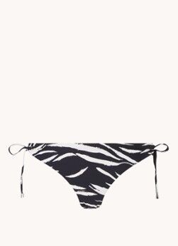 Seafolly Skin Deep brazilian bikinislip met print - Zwart