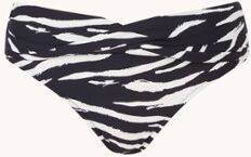 Seafolly Skin Deep bikinislip met print - Zwart