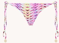 Luli Fama Oasis reversible brazilian bikinislip met lurex - Fuchsia