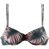 Lascana Bikinitop met beugels Reese met palm print multicolor 36;38;40;42;44