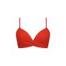 Beachlife Fiery Red Padded Top Rood 40E female