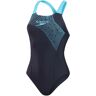 Speedo Eco Womens Medley Logo 1 Piece Marine 42 female