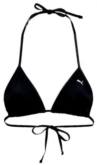 Puma bikinitopje driehoek polyamide/elastaan zwart - Zwart