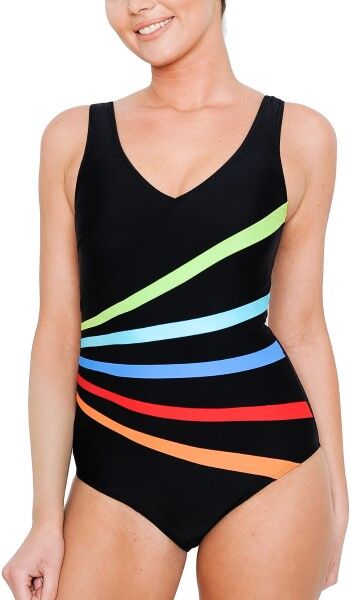 Saltabad Rainbow Swimsuit - Black