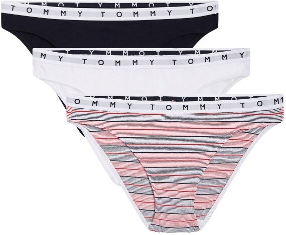 Tommy Hilfiger 3-pakning Essentials Bikini Briefs - White/Navy