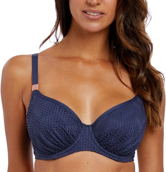 Fantasie Marseille Gathered Full Cup Bikini Top - Darkblue