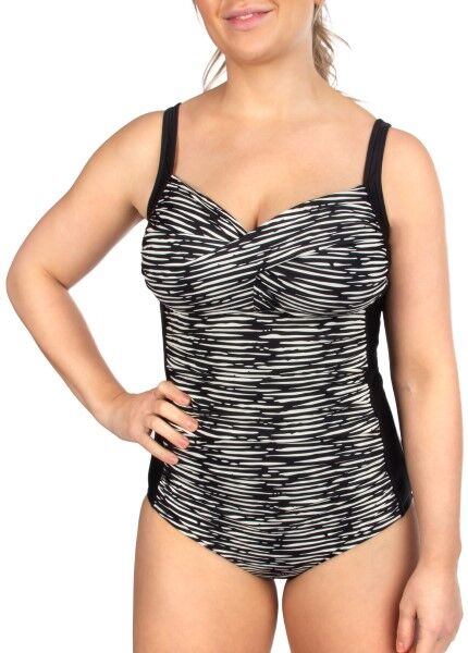 Trofé Trofe Graphic Bali Swimsuit - Black/White * Kampanje *