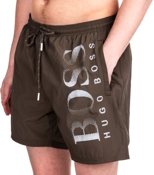 Hugo Boss BOSS Octopus Swimshorts - Darkbrown