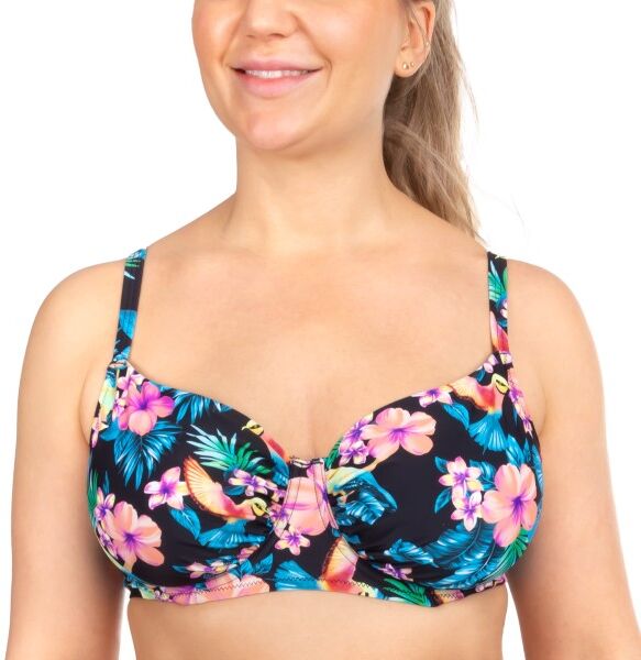 Damella Grace Rainforest Underwire Bikini Bra - Black pattern-2