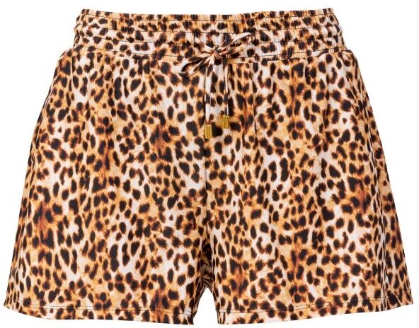 Trofé Trofe Mix Bikini Shorts - Leopard