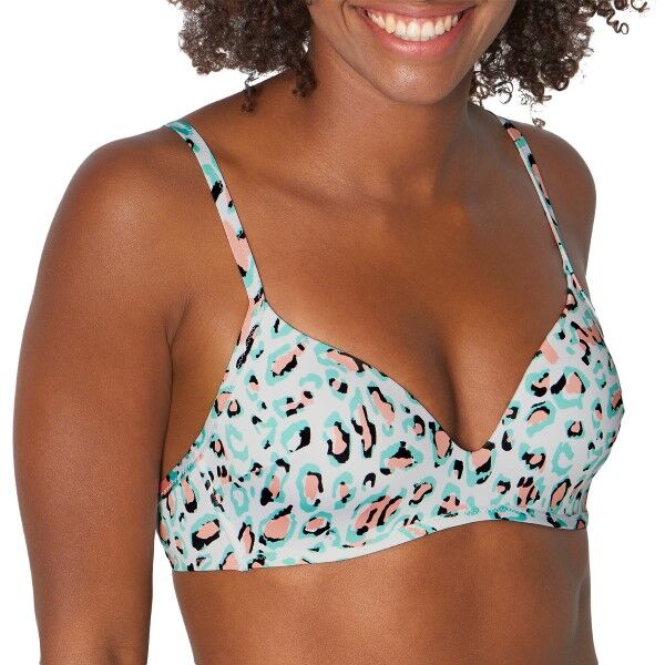 Sloggi Wild Heart Padded Bikini Bra - White Pattern * Kampanje *