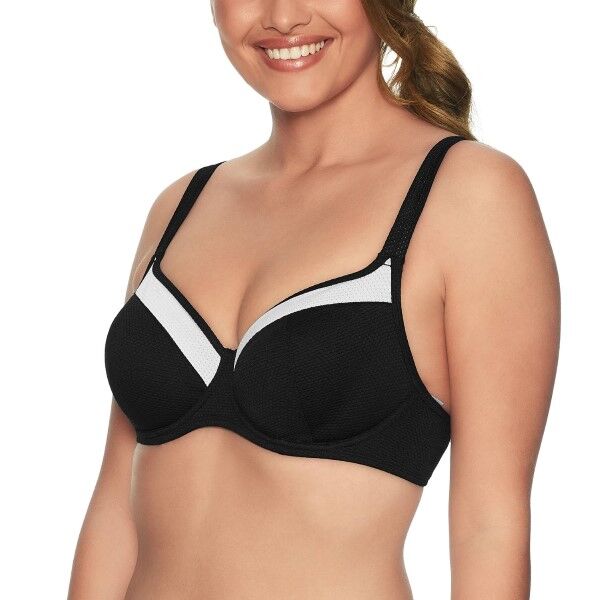 Wiki Porto Cervo Full Cup De Luxe Bikini Top - Black