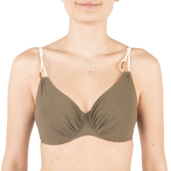 Chantelle Glory Underwire Bikini Bra - Khaki