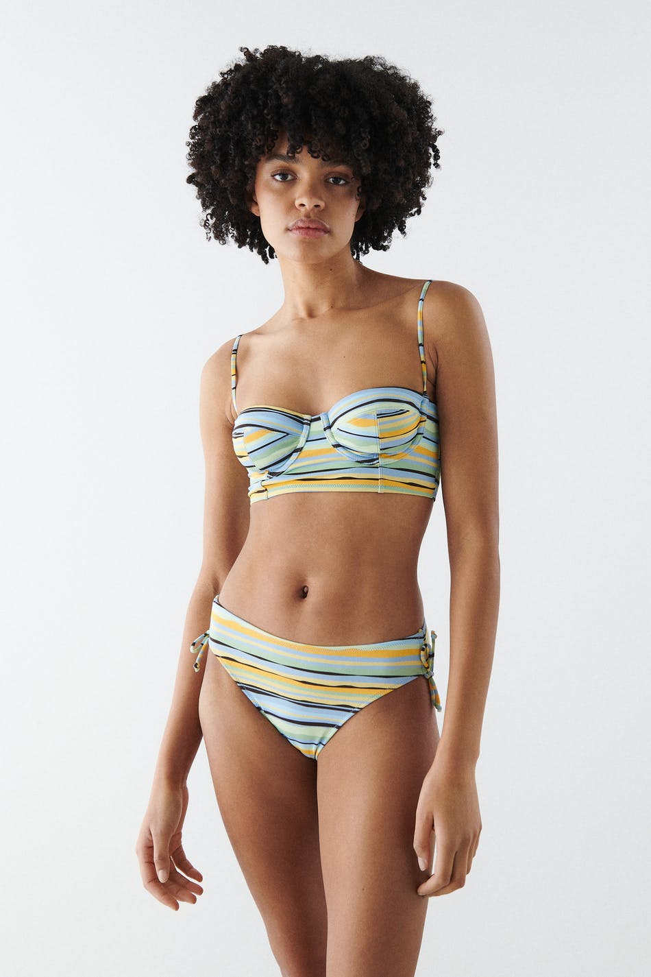 Gina Tricot Klara bikini brief XS  Multi stripe (6163)