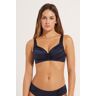 Tezenis Top de Biquíni Balconette Shiny Azul Mar Mulher Azul Tamaño 4