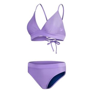 Speedo Banded Triangel Bikini Dam, Purple, 40