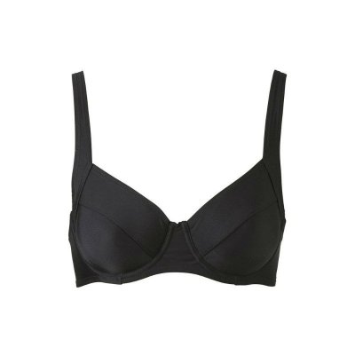 Bikiniöverdel svart C/D/E-Cupa - Trofé (Storlek: 40D)
