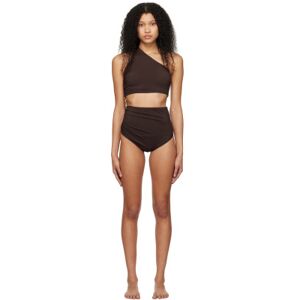 Bottega Veneta Brown Metal Knot Swimsuit  - 2178 Milk Chocolate - Size: Small - female